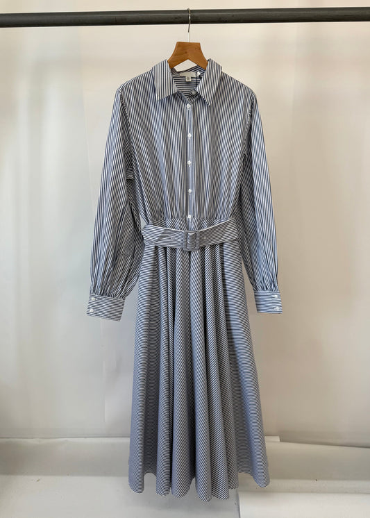 ‘Secret Sample’ Stripe Belted Dress.