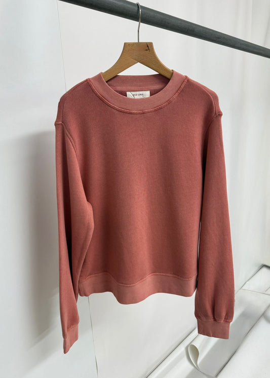 Ex ‘Peruna’ Washed Salmon Relaxed Fit Jumper.