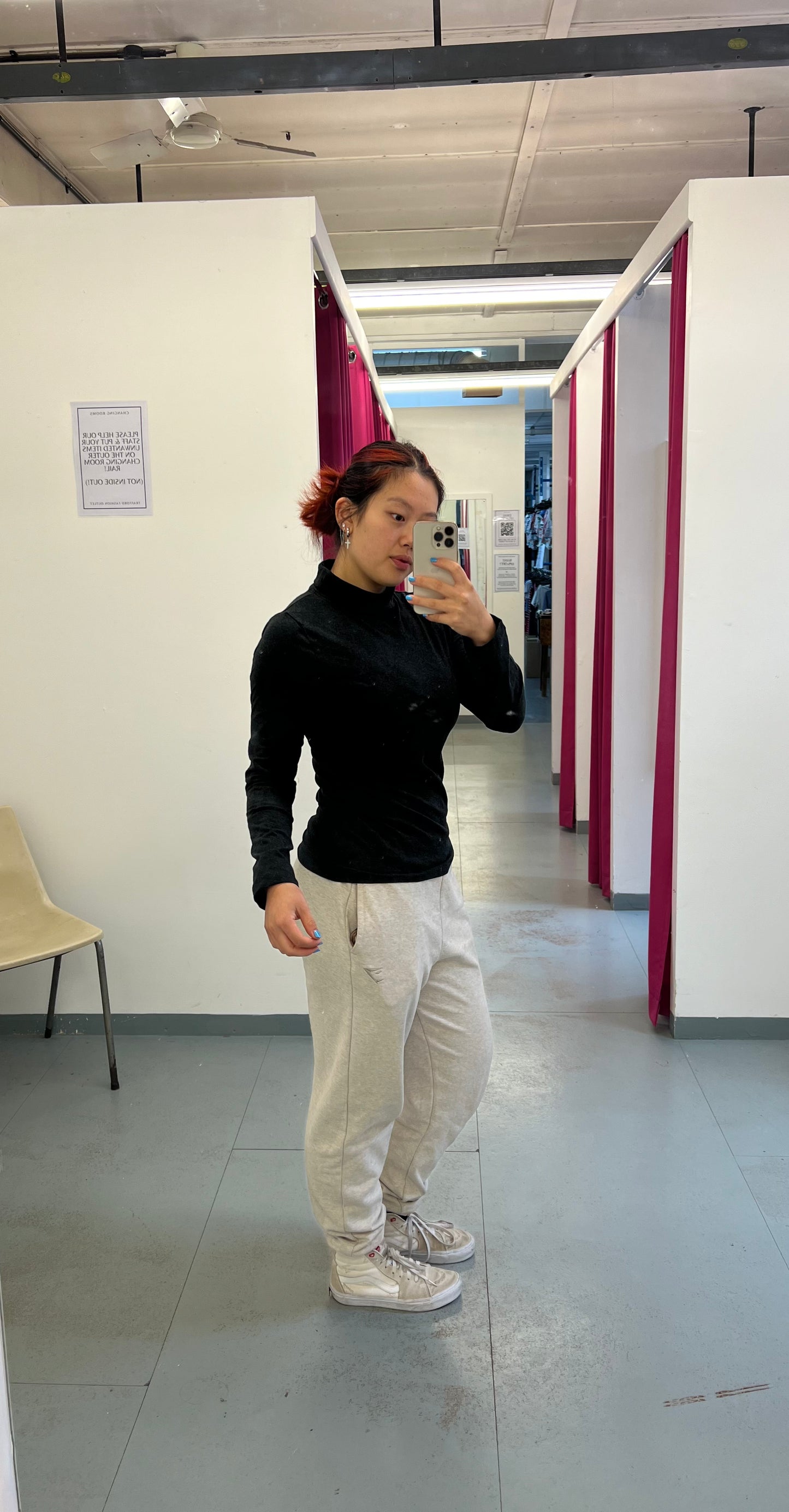 Ex Seasalt Black Marl Roll Neck 'Landing' Top (Various Sizes)