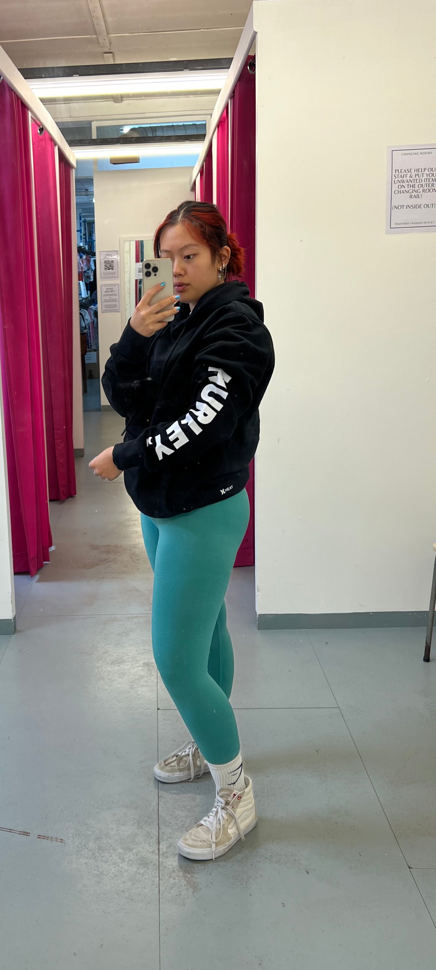 Ex Hurley Sleeve Logo Unisex Hoodie (Various Colours/Sizes)