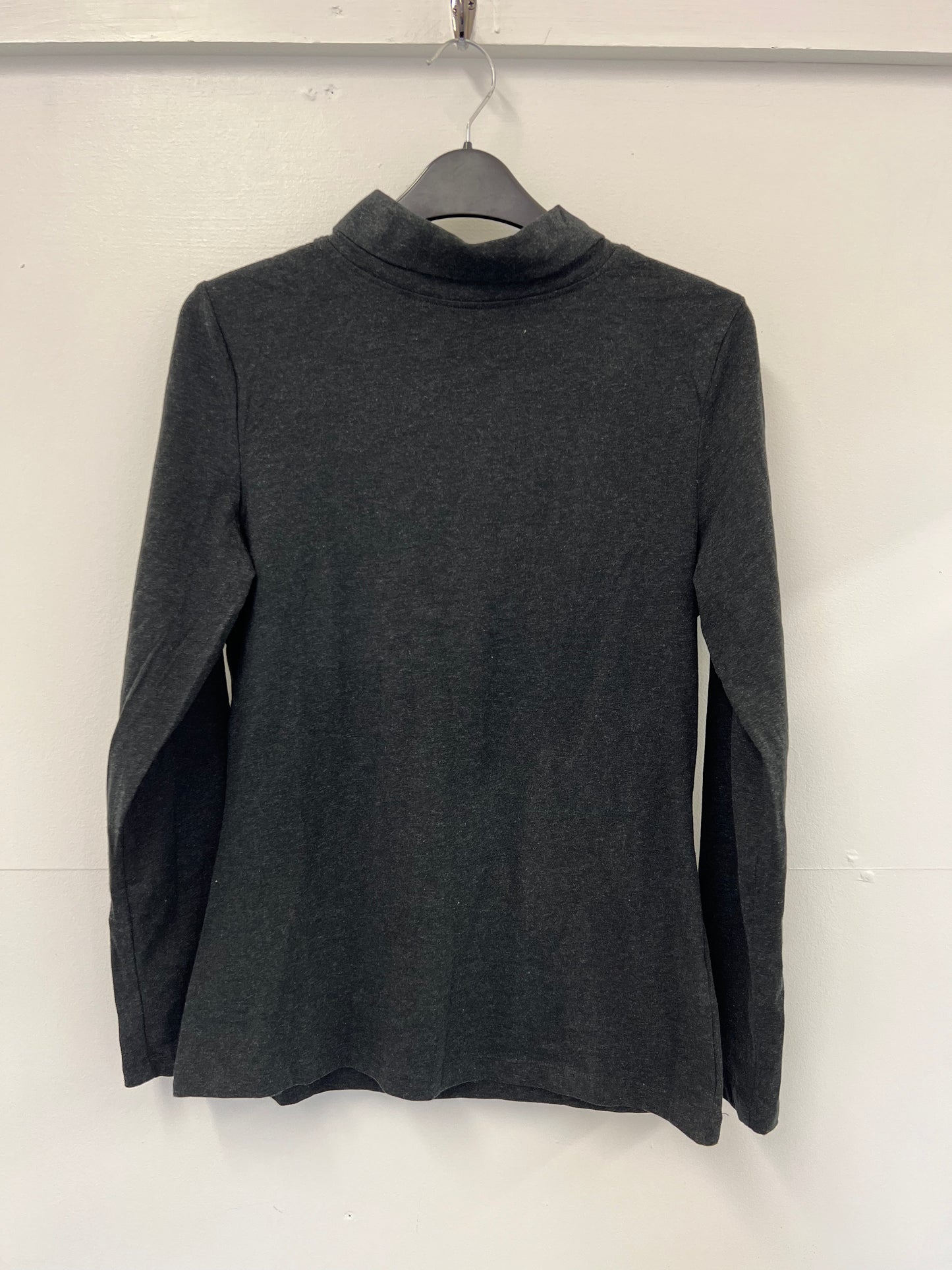 Ex Seasalt Black Marl Roll Neck 'Landing' Top (Various Sizes)