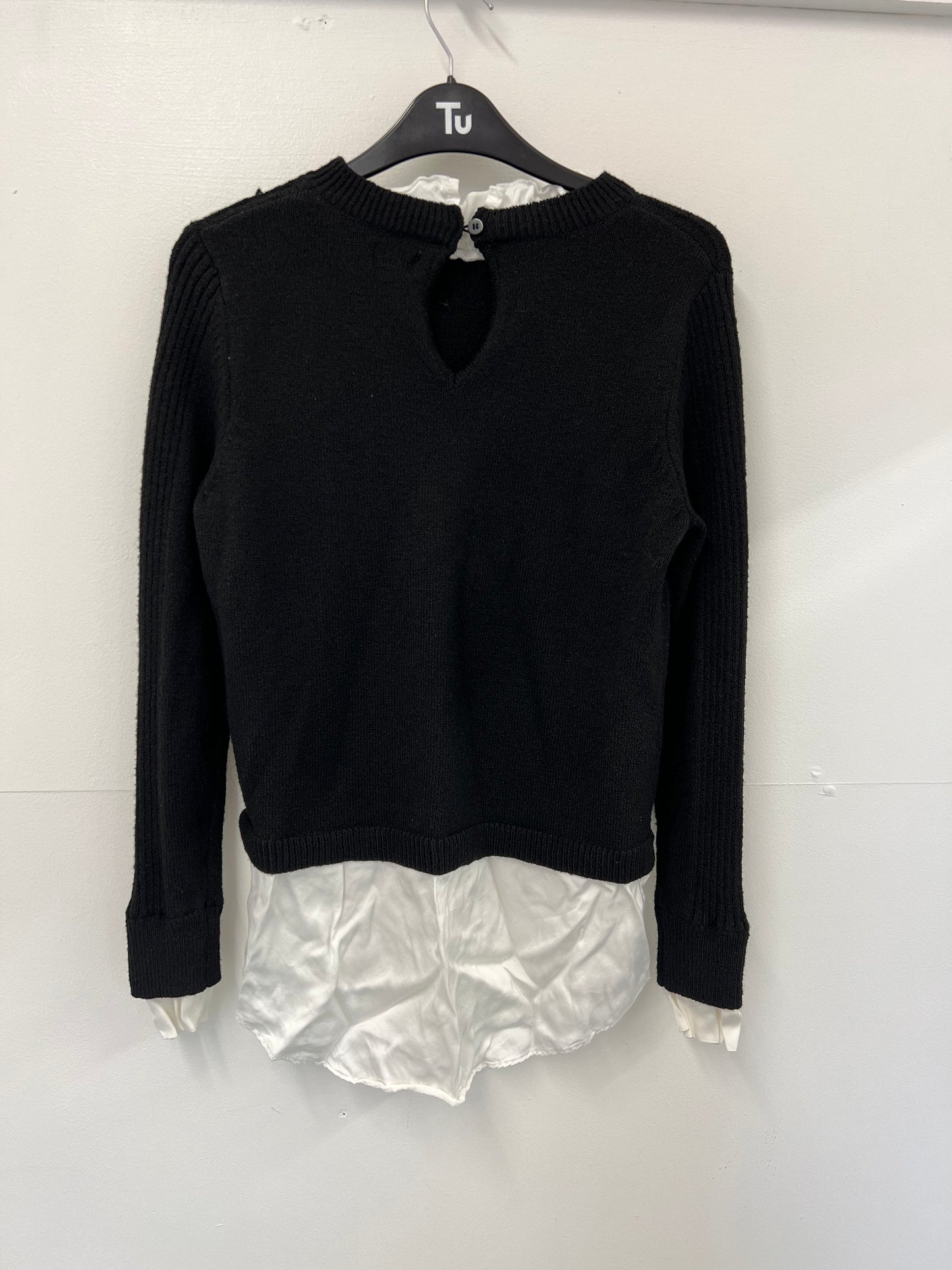Ex River Island Cream Trim Black Jumpers (Various Sizes)