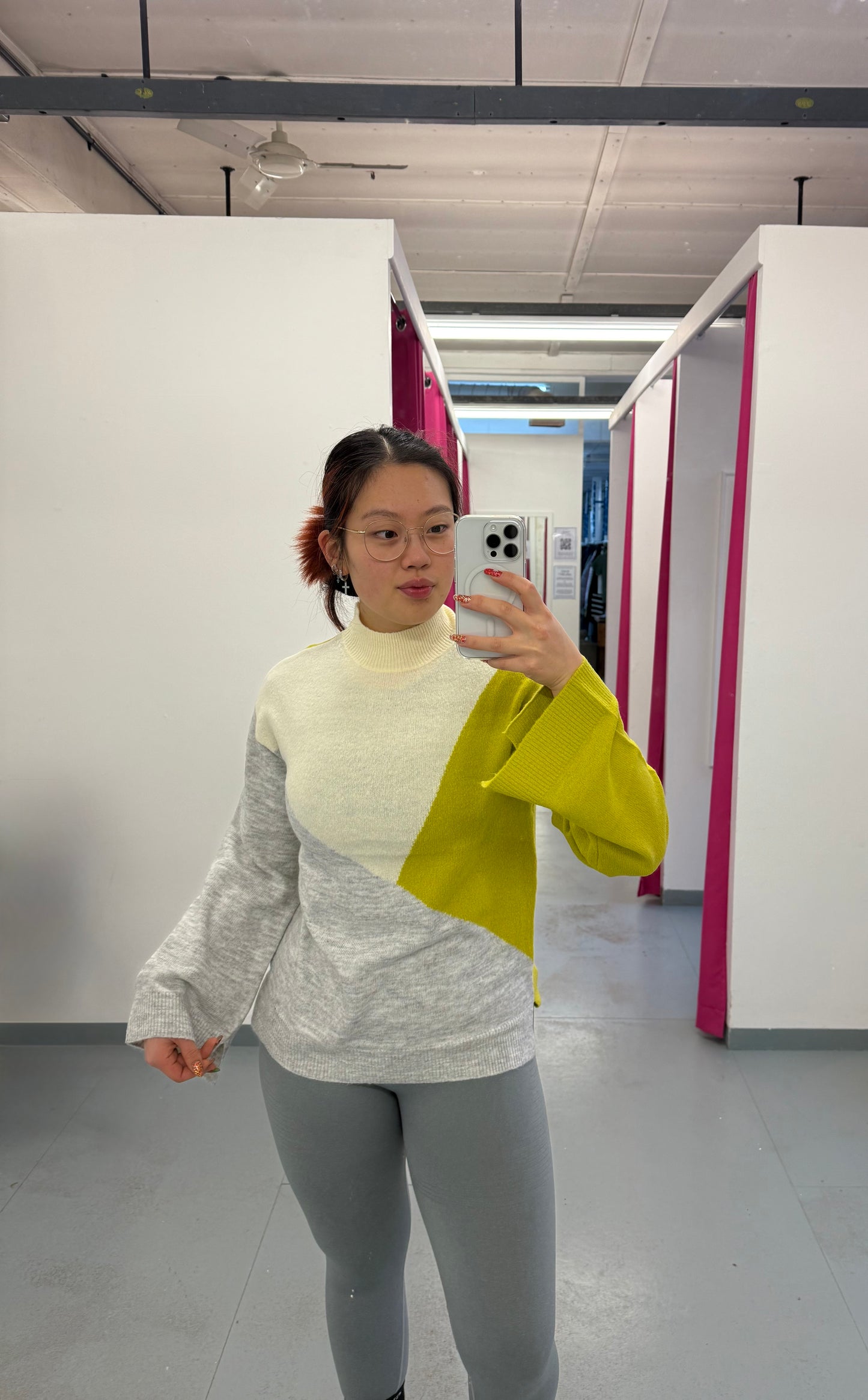 Ex Love Rose Roll Neck Jumpers